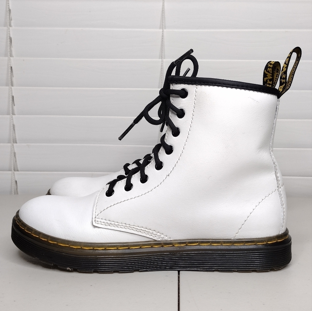 Dr. Martens Zavala Goth Punk Whimsigoth Side Zip Lace Up Combat Ankle Boots Sz 5 - Picture 2 of 15
